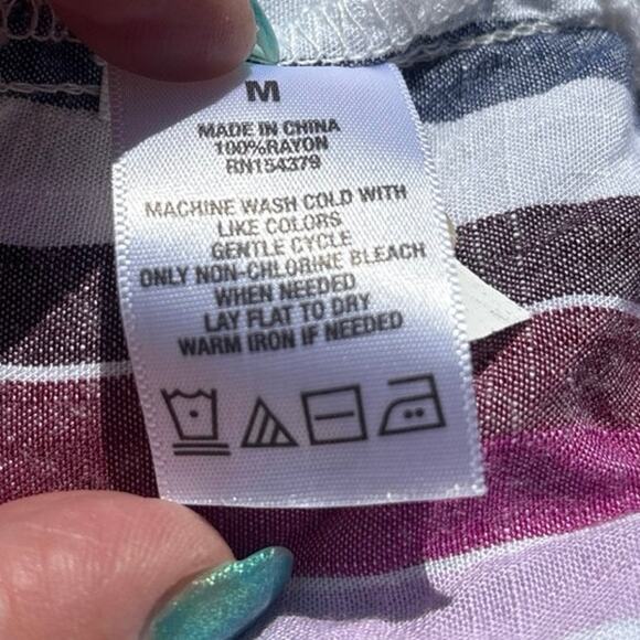 Aeropostale Prarie Dress Fairy Cottage Coquette Rayon Size M Feminine Festival - Picture 8 of 12